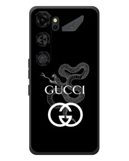 Чохол для ZTE Nubia Neo 5 GT 5G з картинкою «Gucci — срібна змія»
