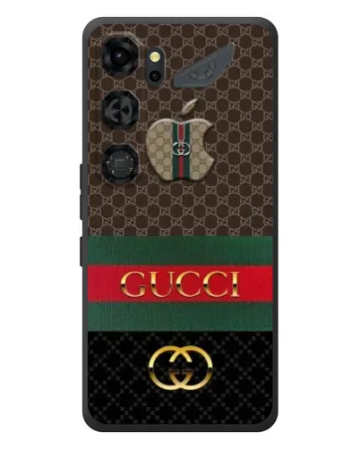 Чехол для ZTE Nubia Neo 5 GT 5G с картинкой «Gucci — брендированный десерт»