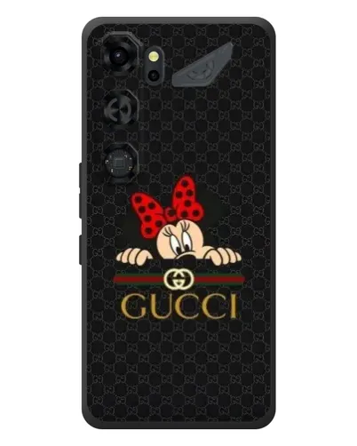 Чехол для ZTE Nubia Neo 5 GT 5G с картинкой «Минни Маус Gucci — черный»