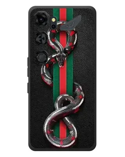 Чохол для ZTE Nubia Neo 5 GT 5G з картинкою «Gucci — змія на смузі»