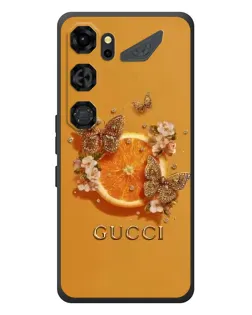 Чохол для ZTE Nubia Neo 5 GT 5G з картинкою «Gucci — золоті метелики»