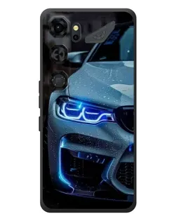 Чохол для ZTE Nubia Neo 5 GT 5G з картинкою «Погляд BMW з синіми фарами»