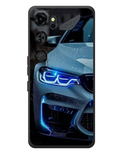 Чохол для ZTE Nubia Neo 5 GT 5G з картинкою «Погляд BMW з синіми фарами»