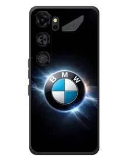 Чохол для ZTE Nubia Neo 5 GT 5G з картинкою «BMW — неонове сяйво»