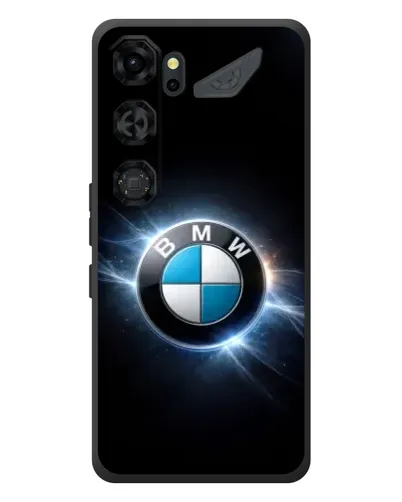 Чохол для ZTE Nubia Neo 5 GT 5G з картинкою «BMW — неонове сяйво»