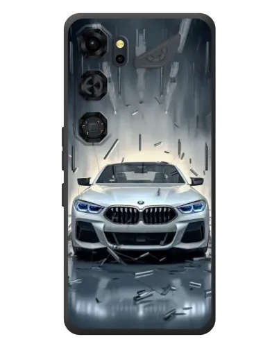 Чохол для ZTE Nubia Neo 5 GT 5G з картинкою «BMW у світлі фар»