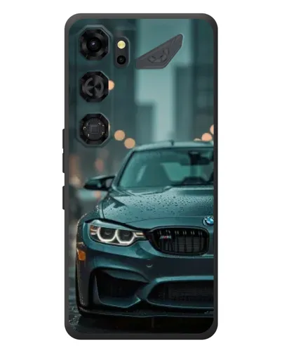 Чохол для ZTE Nubia Neo 5 GT 5G з картинкою «BMW у вогнях міста»