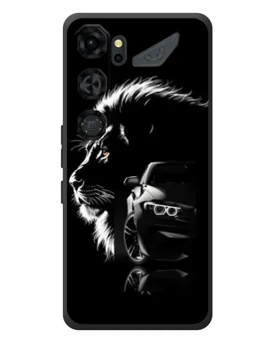 Чохол для ZTE Nubia Neo 5 GT 5G з картинкою «BMW та лев»