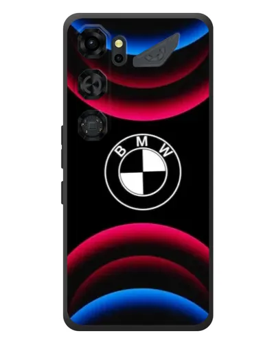 Чохол для ZTE Nubia Neo 5 GT 5G з картинкою «Логотип BMW та неонові дуги»