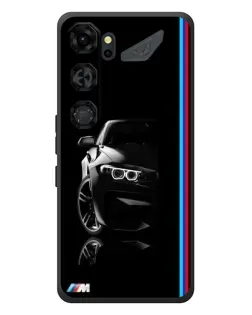 Чохол для ZTE Nubia Neo 5 GT 5G з картинкою «Силует BMW в темряві»
