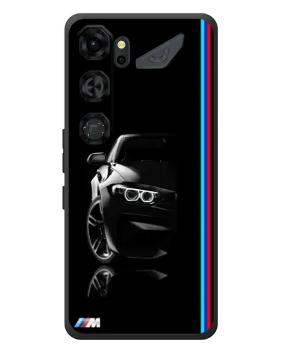 Чохол для ZTE Nubia Neo 5 GT 5G з картинкою «Силует BMW в темряві»