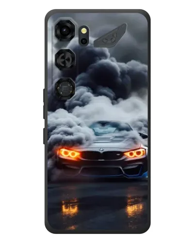 Чохол для ZTE Nubia Neo 5 GT 5G з картинкою «BMW у диму»