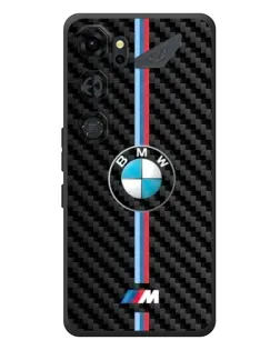 Чохол для ZTE Nubia Neo 5 GT 5G з картинкою «Емблема BMW та карбон»