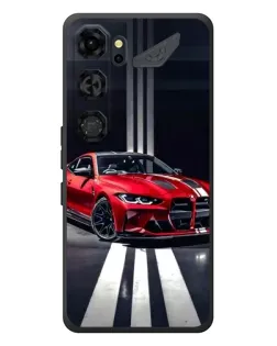 Чохол для ZTE Nubia Neo 5 GT 5G з картинкою «Червона BMW на дорозі»
