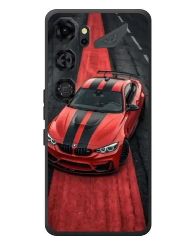 Чохол для ZTE Nubia Neo 5 GT 5G з картинкою «BMW на червоній доріжці»