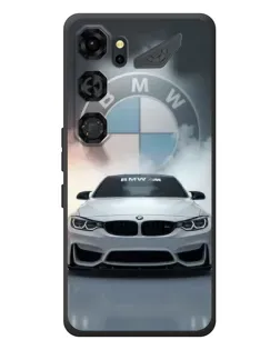 Чохол для ZTE Nubia Neo 5 GT 5G з картинкою «BMW в білому диму»