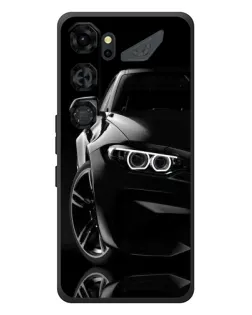 Чохол для ZTE Nubia Neo 5 GT 5G з картинкою «Чорна BMW — профіль»