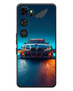 Чохол для ZTE Nubia Neo 5 GT 5G з картинкою «BMW — вогні неону»