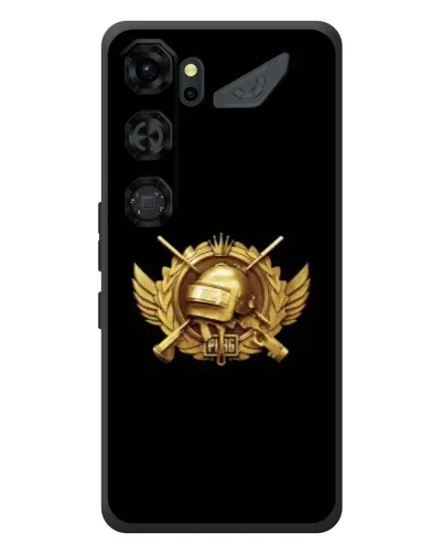 Чохол для ZTE Nubia Neo 5 GT 5G з картинкою «PUBG — помаранчевий градієнт»