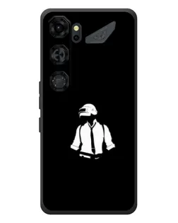 Чохол для ZTE Nubia Neo 5 GT 5G з картинкою «PUBG — білий шолом»