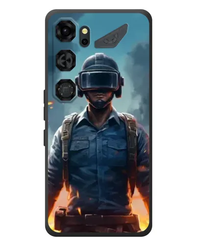 Чохол для ZTE Nubia Neo 5 GT 5G з картинкою «PUBG — реалістичний герой»