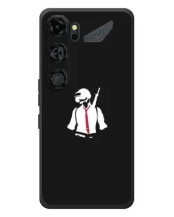 Чохол для ZTE Nubia Neo 5 GT 5G з картинкою «PUBG — силует воїна»