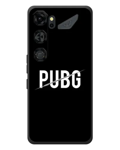 Чохол для ZTE Nubia Neo 5 GT 5G з картинкою «PUBG — білий логотип»