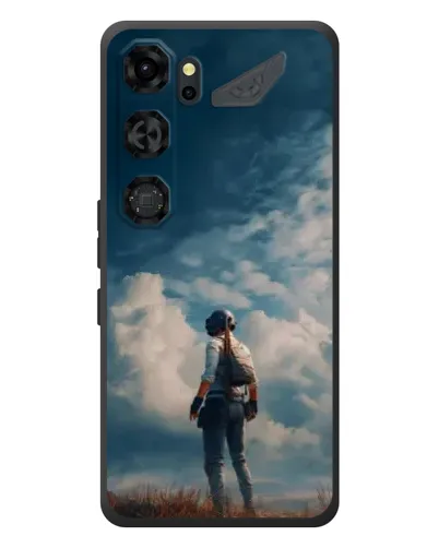 Чохол для ZTE Nubia Neo 5 GT 5G з картинкою «Герой PUBG на скелі»