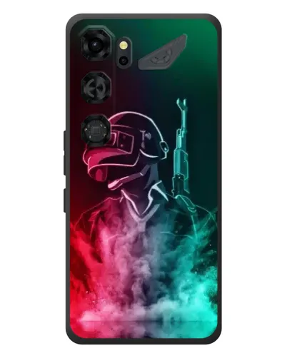 Чохол для ZTE Nubia Neo 5 GT 5G з картинкою «PUBG — вогняний воїн»