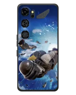 Чохол для ZTE Nubia Neo 5 GT 5G з картинкою «Десант PUBG — стрибок»