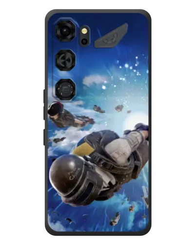 Чохол для ZTE Nubia Neo 5 GT 5G з картинкою «Десант PUBG — стрибок»