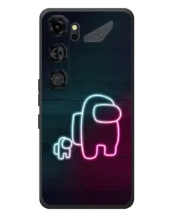 Чохол для ZTE Nubia Neo 5 GT 5G з картинкою «Among Us неон-арт»