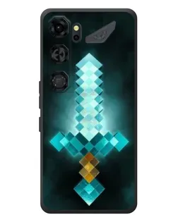 Чохол для ZTE Nubia Neo 5 GT 5G з картинкою «Алмазний меч неон»