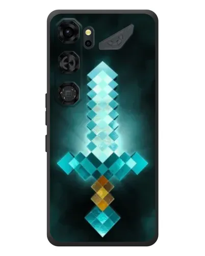 Чохол для ZTE Nubia Neo 5 GT 5G з картинкою «Алмазний меч неон»