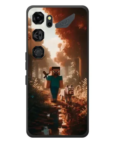 Чохол для ZTE Nubia Neo 5 GT 5G з картинкою «Стів у лісі»