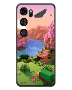 Чохол для ZTE Nubia Neo 5 GT 5G з картинкою «Рожеве дерево Minecraft»
