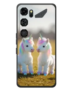 Чохол для ZTE Nubia Neo 5 GT 5G з картинкою «Пара єдинорогів»