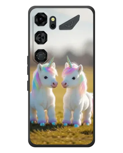 Чохол для ZTE Nubia Neo 5 GT 5G з картинкою «Пара єдинорогів» Чохол для ZTE Nubia Neo 5 GT 5G з картинкою «Пара єдинорогів»