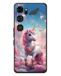 Чохол для ZTE Nubia Neo 5 GT 5G з картинкою «Єдиноріг серед хмар»