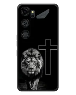 Чохол для ZTE Nubia Neo 5 GT 5G з картинкою «Лев та Хрест»