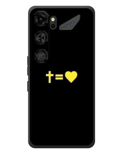 Чехол для ZTE Nubia Neo 5 GT 5G с картинкой «Сердце и Крест»