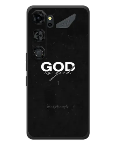 Чехол для ZTE Nubia Neo 5 GT 5G с картинкой «GOD — Бог над всем»