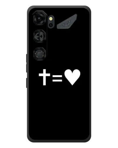 Чехол для ZTE Nubia Neo 5 GT 5G с картинкой «Крест и Сердце»