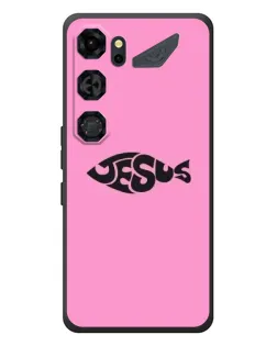 Чехол для ZTE Nubia Neo 5 GT 5G с картинкой «Розовый символ  Jesus»