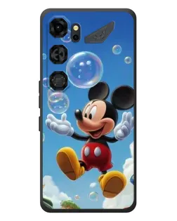 Чохол для ZTE Nubia Neo 5 GT 5G з картинкою «Mickey та мильні бульбашки»