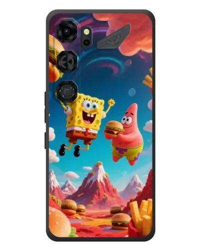 Чохол для ZTE Nubia Neo 5 GT 5G з картинкою «Космічний фастфуд»