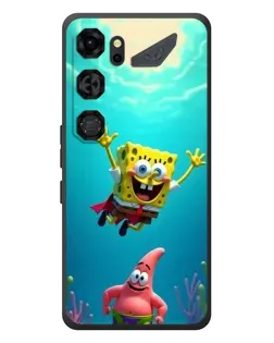 Чохол для ZTE Nubia Neo 5 GT 5G з картинкою «Спанч Боб під водою»