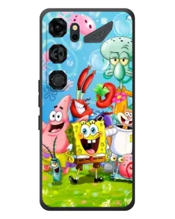 Чохол для ZTE Nubia Neo 5 GT 5G з картинкою «Губка Боб та друзі»