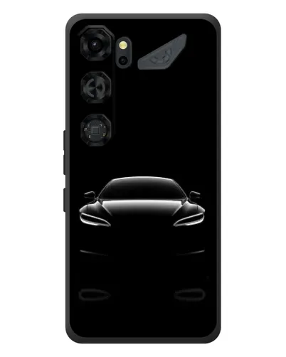 Чохол для ZTE Nubia Neo 5 GT 5G з картинкою «Силует Tesla Night»