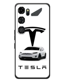 Чохол для ZTE Nubia Neo 5 GT 5G з картинкою «Tesla White Style»